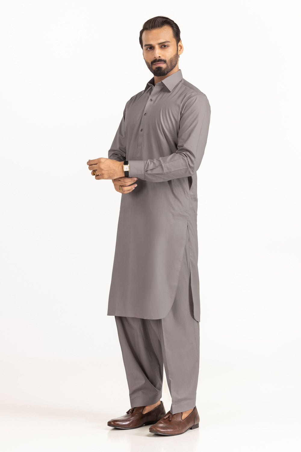 Gul Capri Latha Unstitched Fabric Cotton-Lf