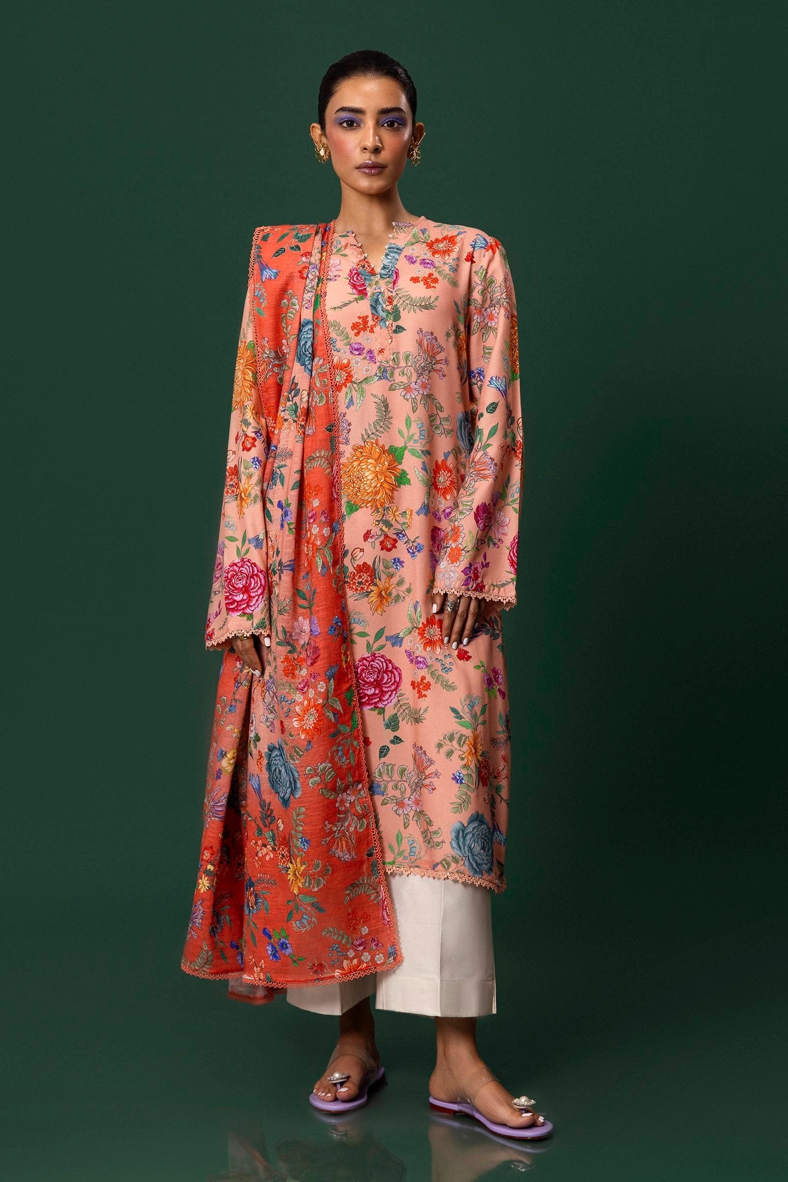 Unstitched Mahay Linen 2 Piece Suit