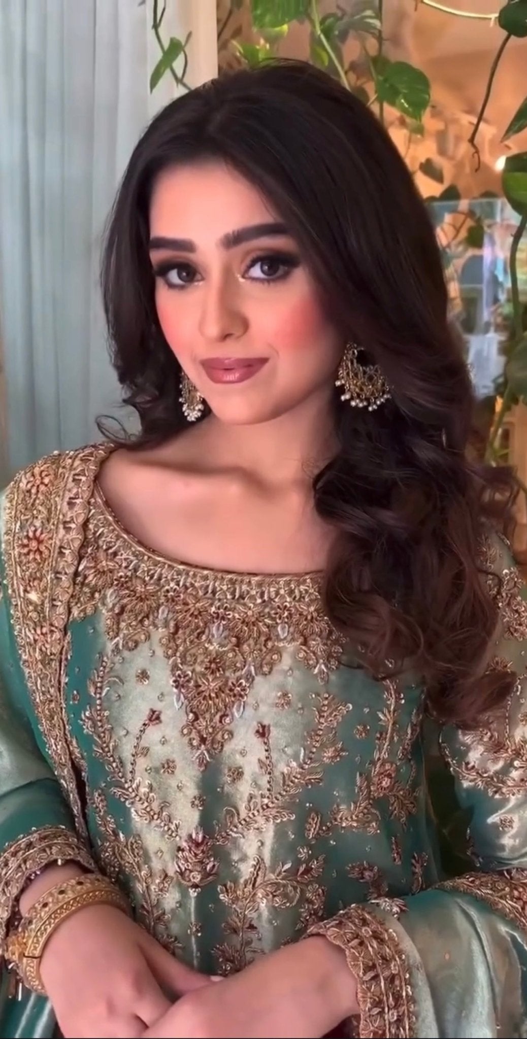Haris Shakeel – Lama Series Aqua Teal Style