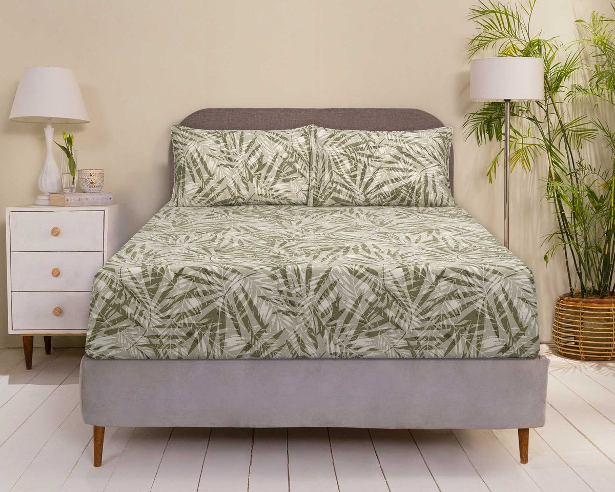 Hatchleaf T-200 Fitted Sheet Set