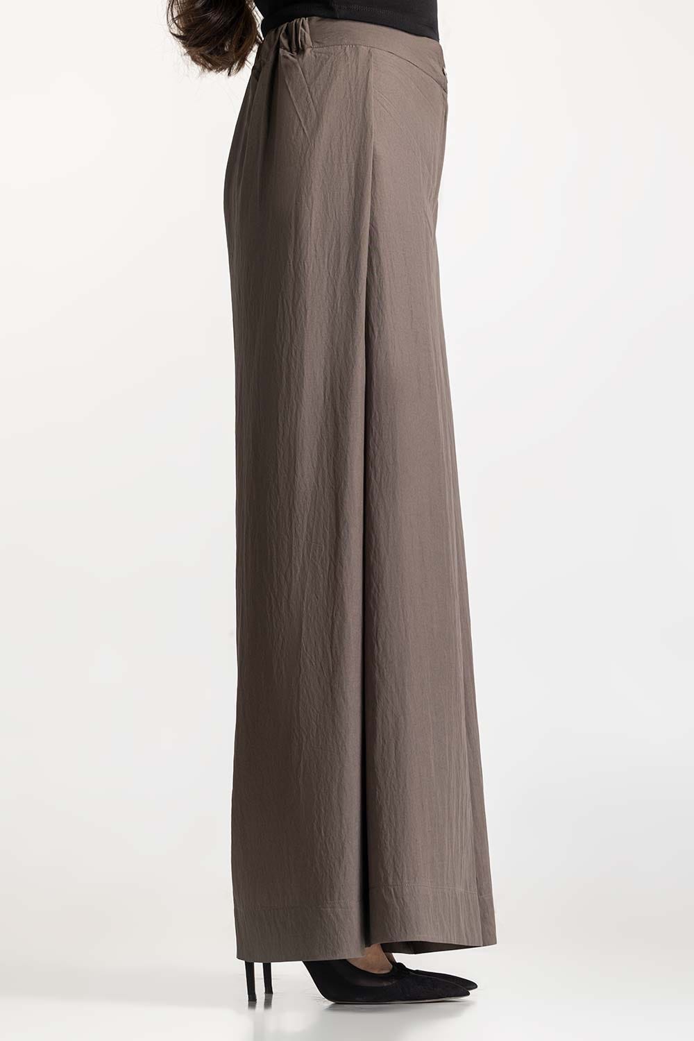 High Waisted Wide Leg Trousers