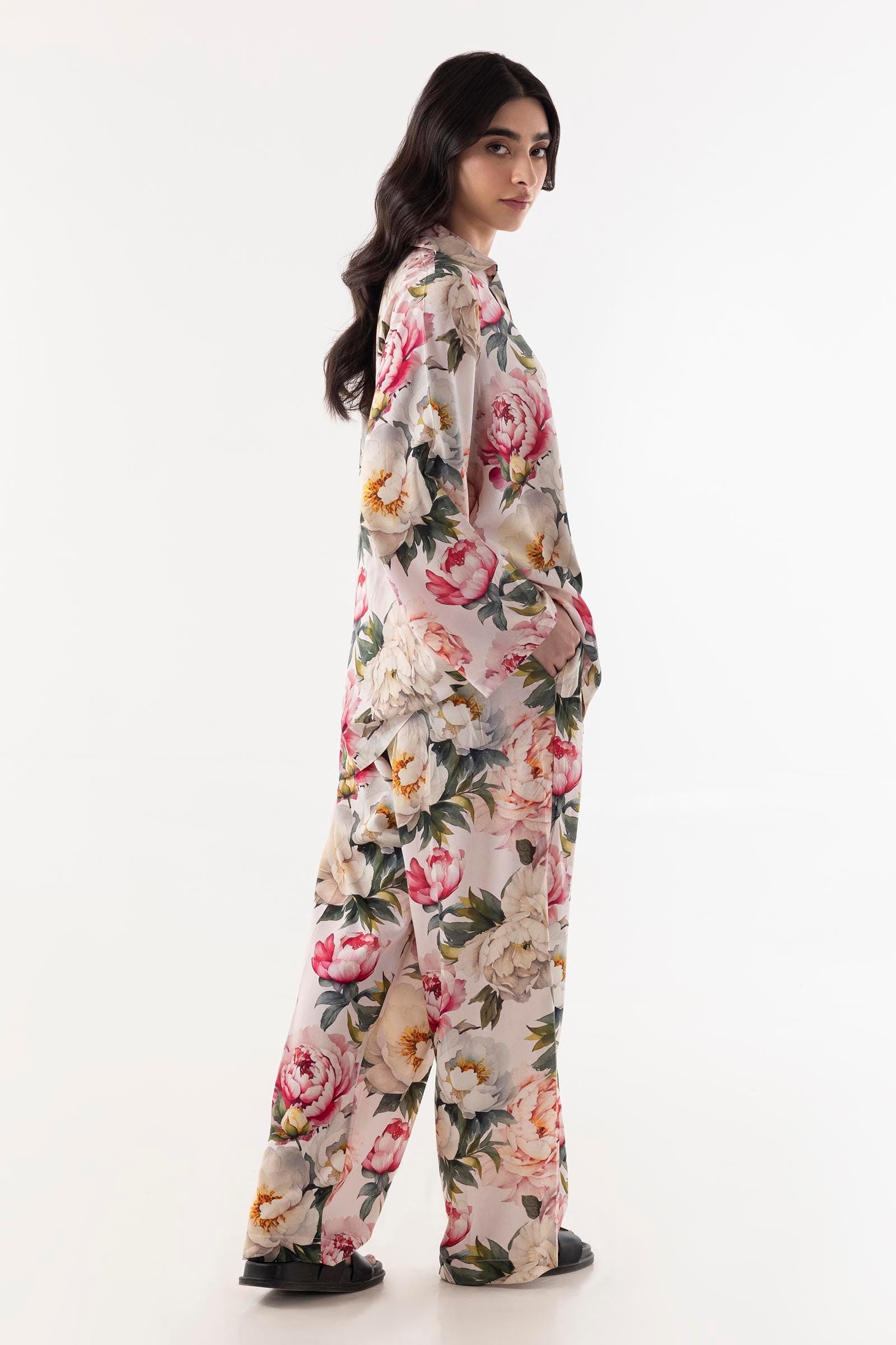 AJULIF-04 Embroidered Boski Silk Unstitched 3 Pcs