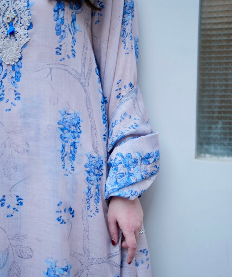Azure Breeze (Unstitched)