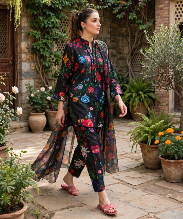 Black Bloom (Unstitched)