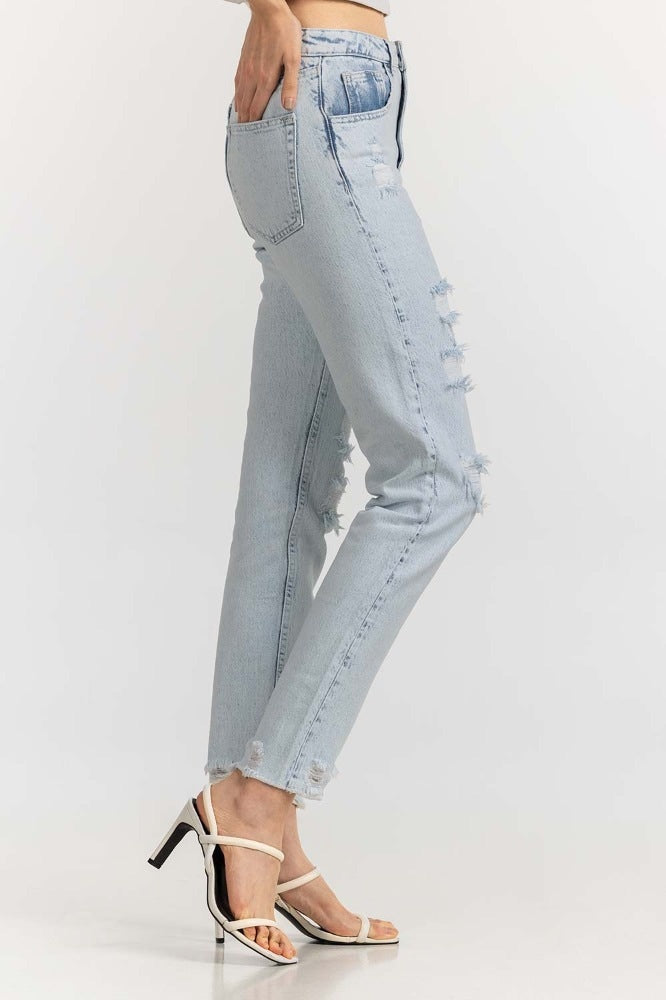 Ice Blue Basic Jeans