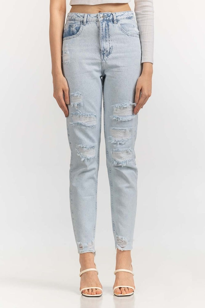 Ice Blue Basic Jeans