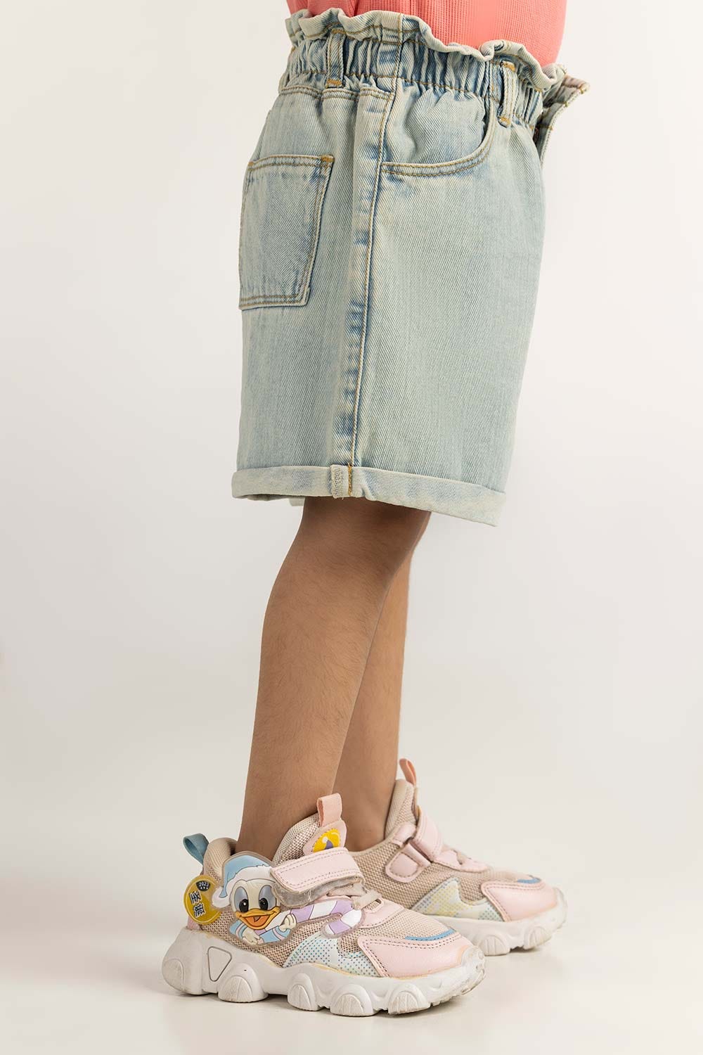 Ice Blue Toddler Girl Denim Short