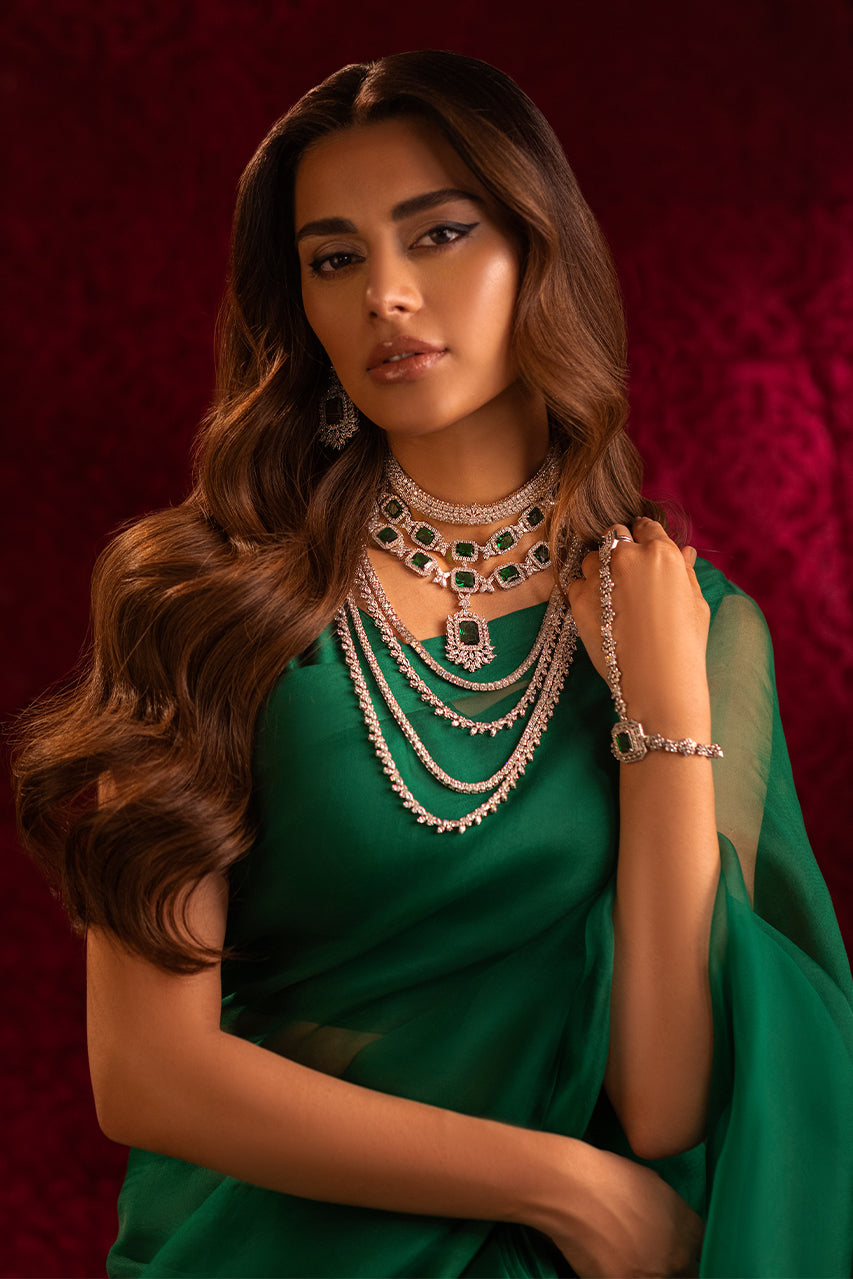 Green Saree
