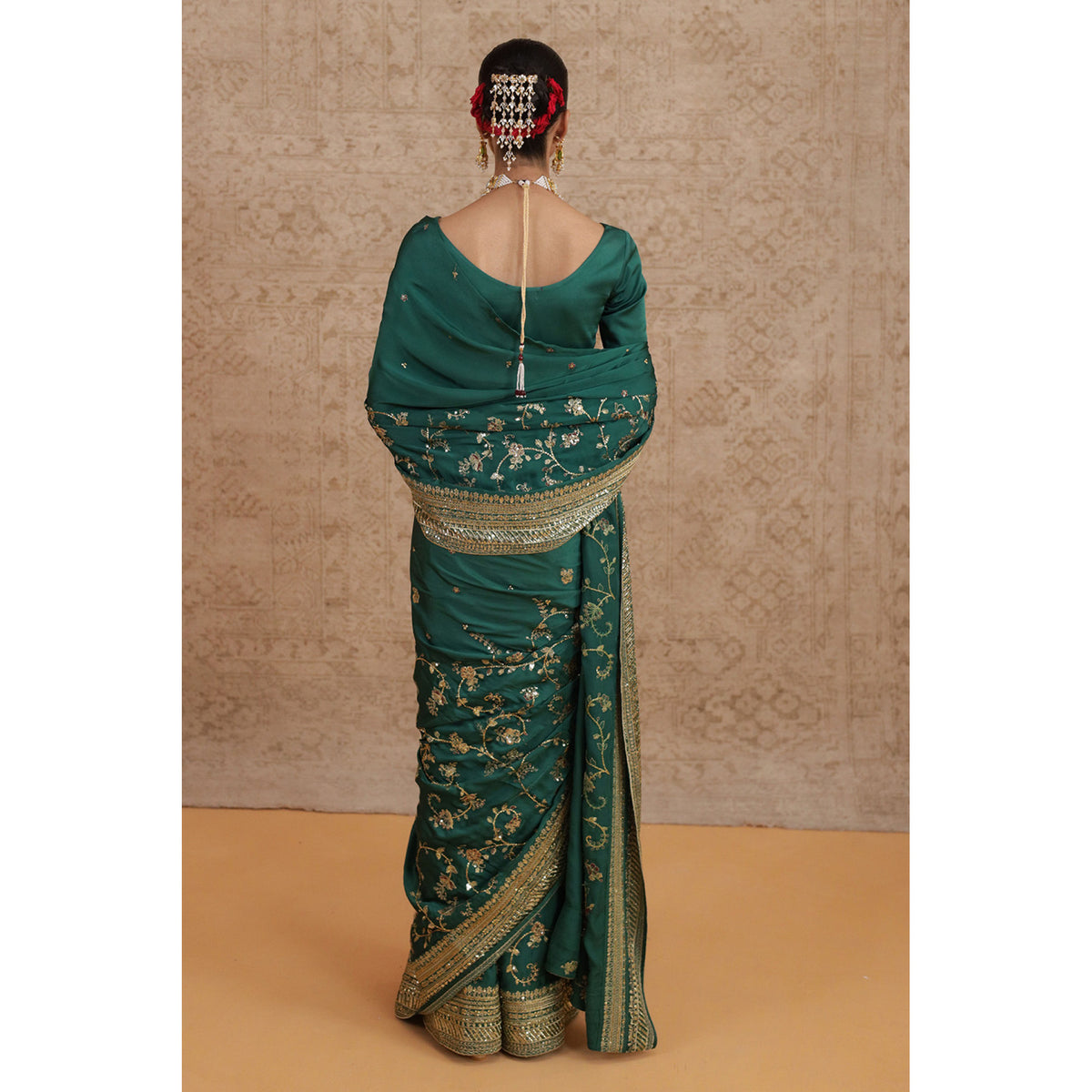 Verde Jade Green Saree