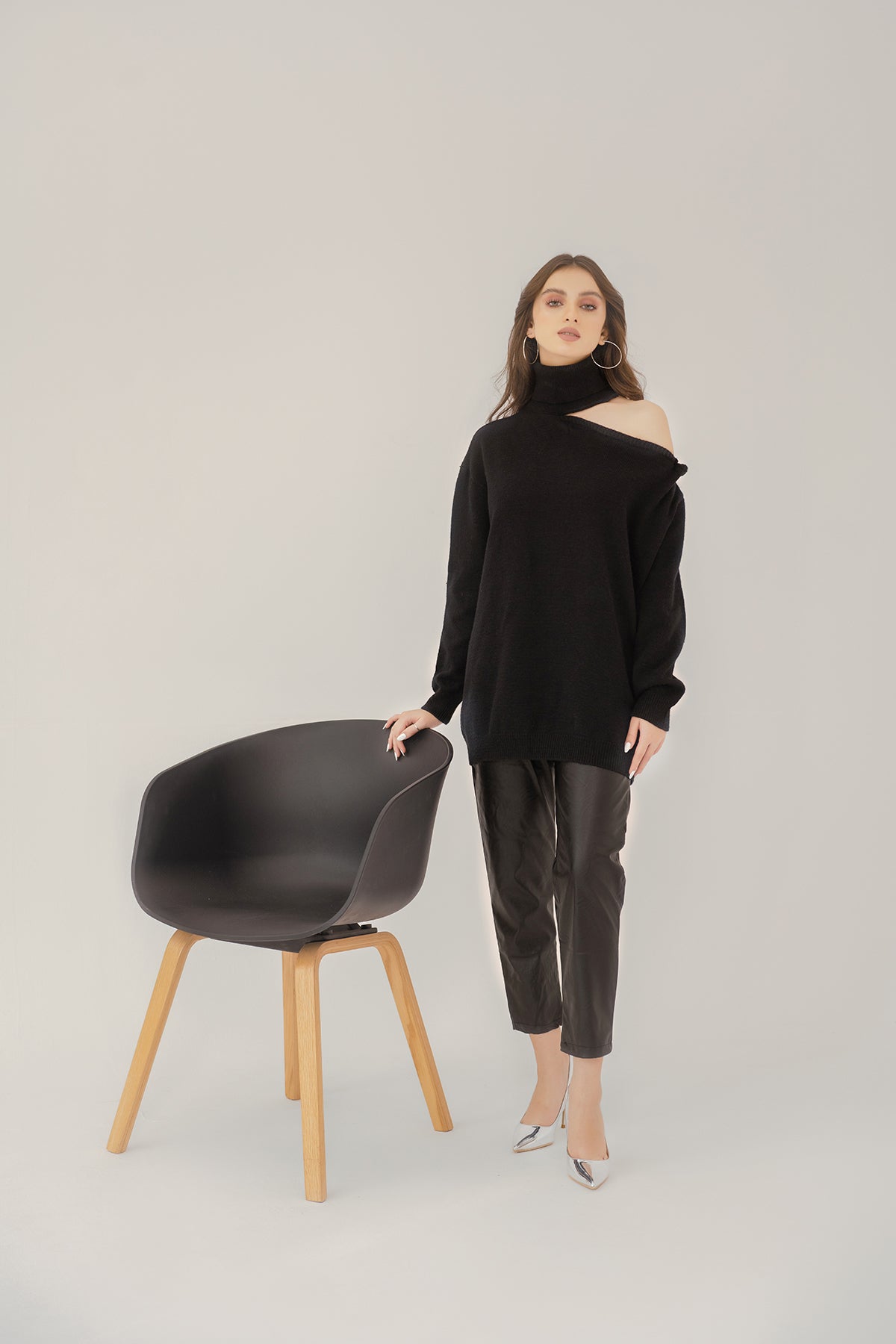 Leather Jogger Trousers