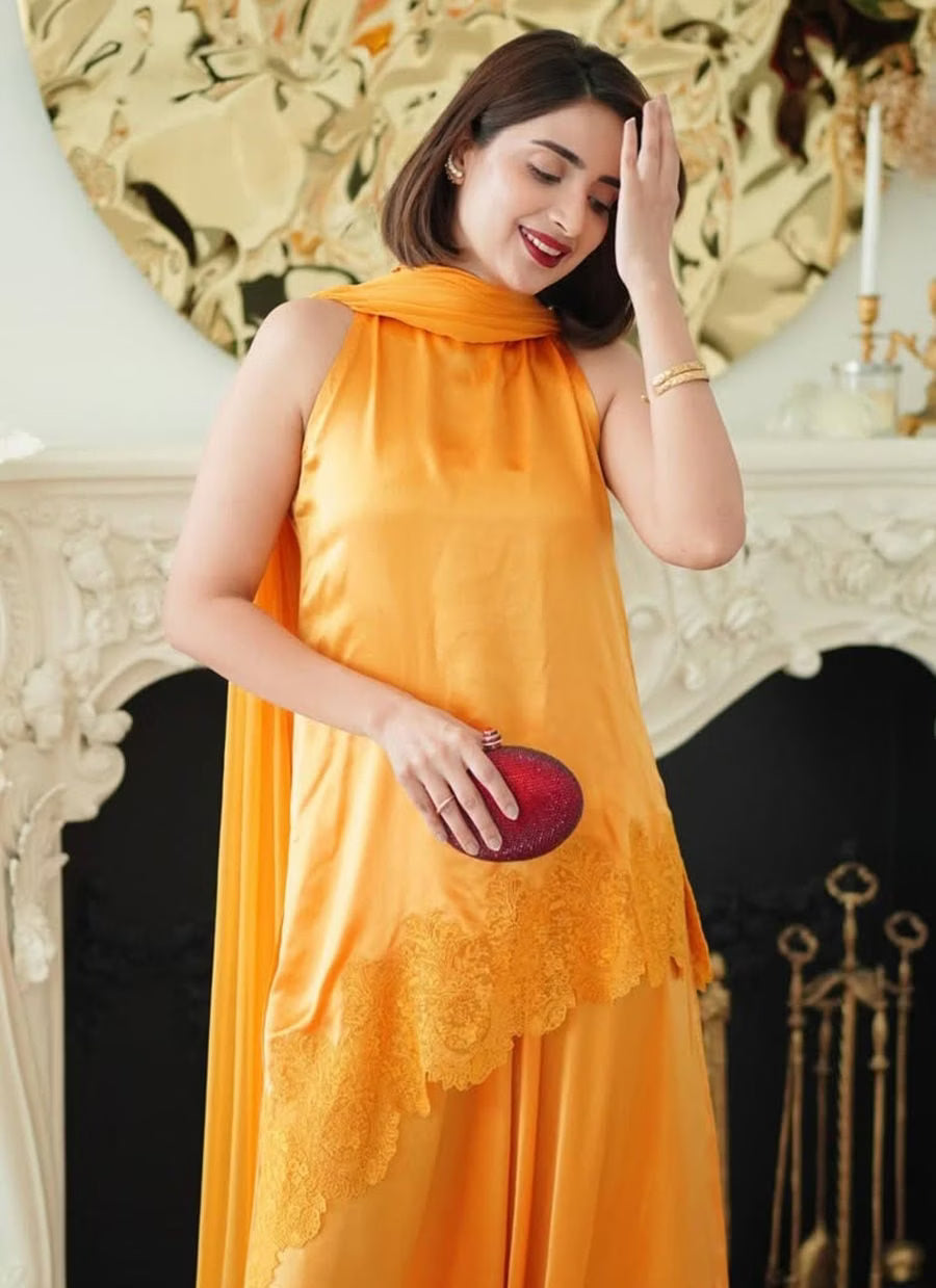 Luxe Pret '26 - Ailla Shirt And Dupatta With Pants