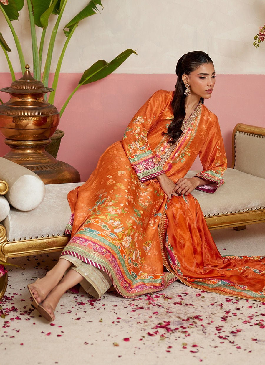 Mayna Festive Prints '26 - Helania Shirt And Dupatta