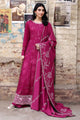 Fuchsia Thread-3Pc Marina Printed Suit