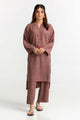 Dyed Polyester Viscose Embelished Shirt With Trouser