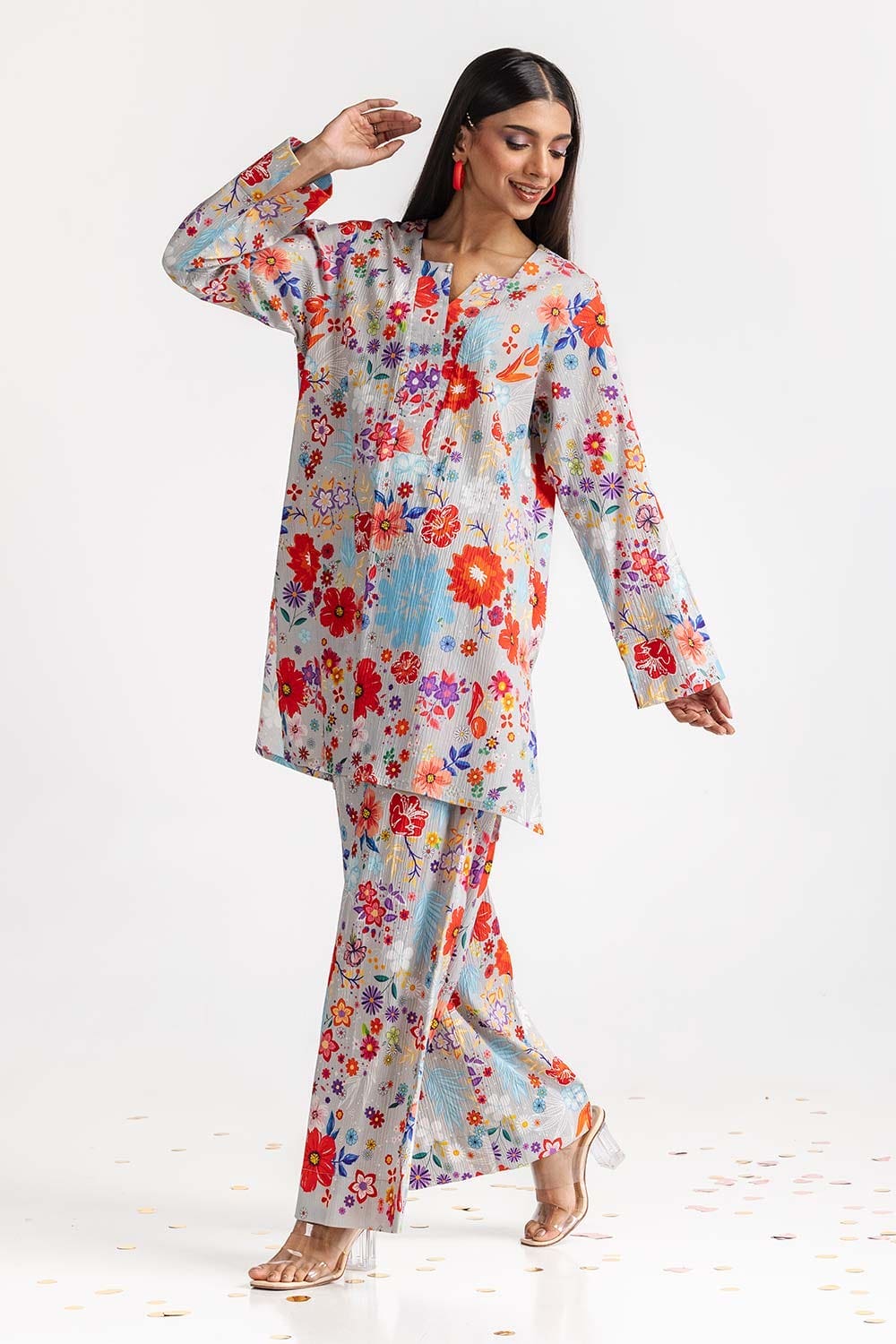 Digital Printed Lycra Shirt And Trouser