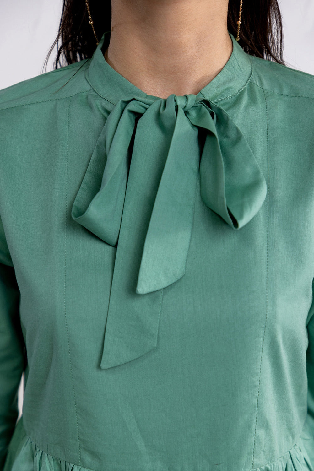Cotton Viscose Dyed Tunic - W-AP-24-415789