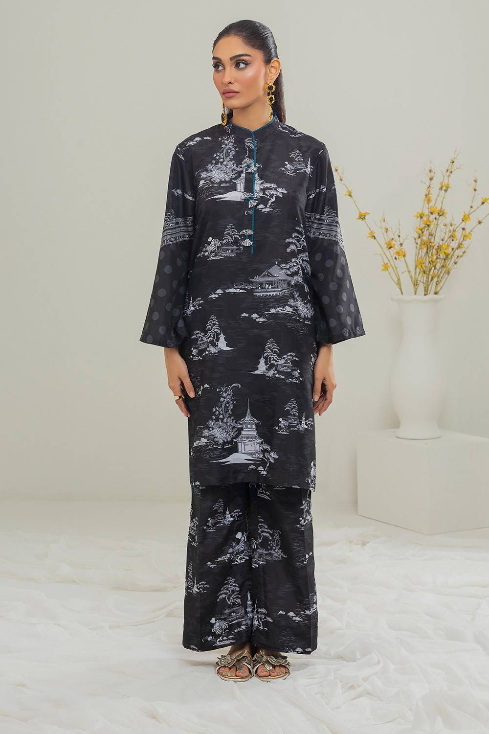 Poly Cambric Printed Co-Ord Set
