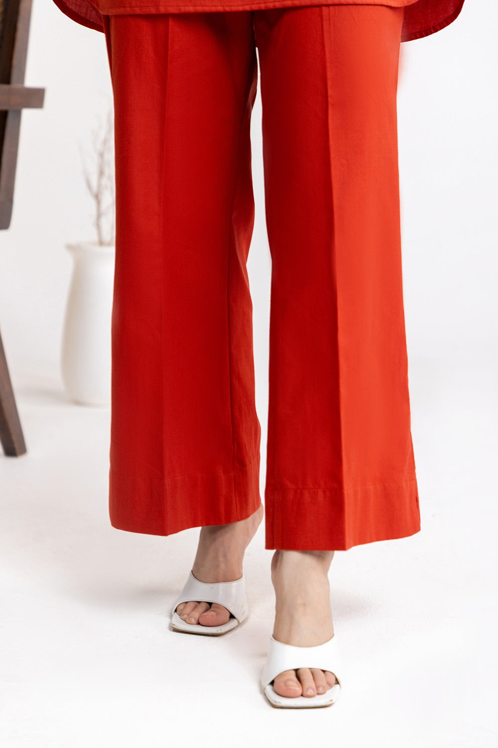 Cordrouy Embroidered Shirt And Trouser