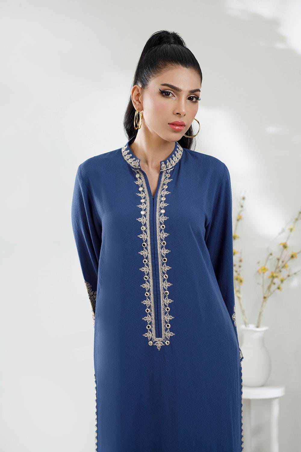 Viscose Embroidered Co-Ord Set