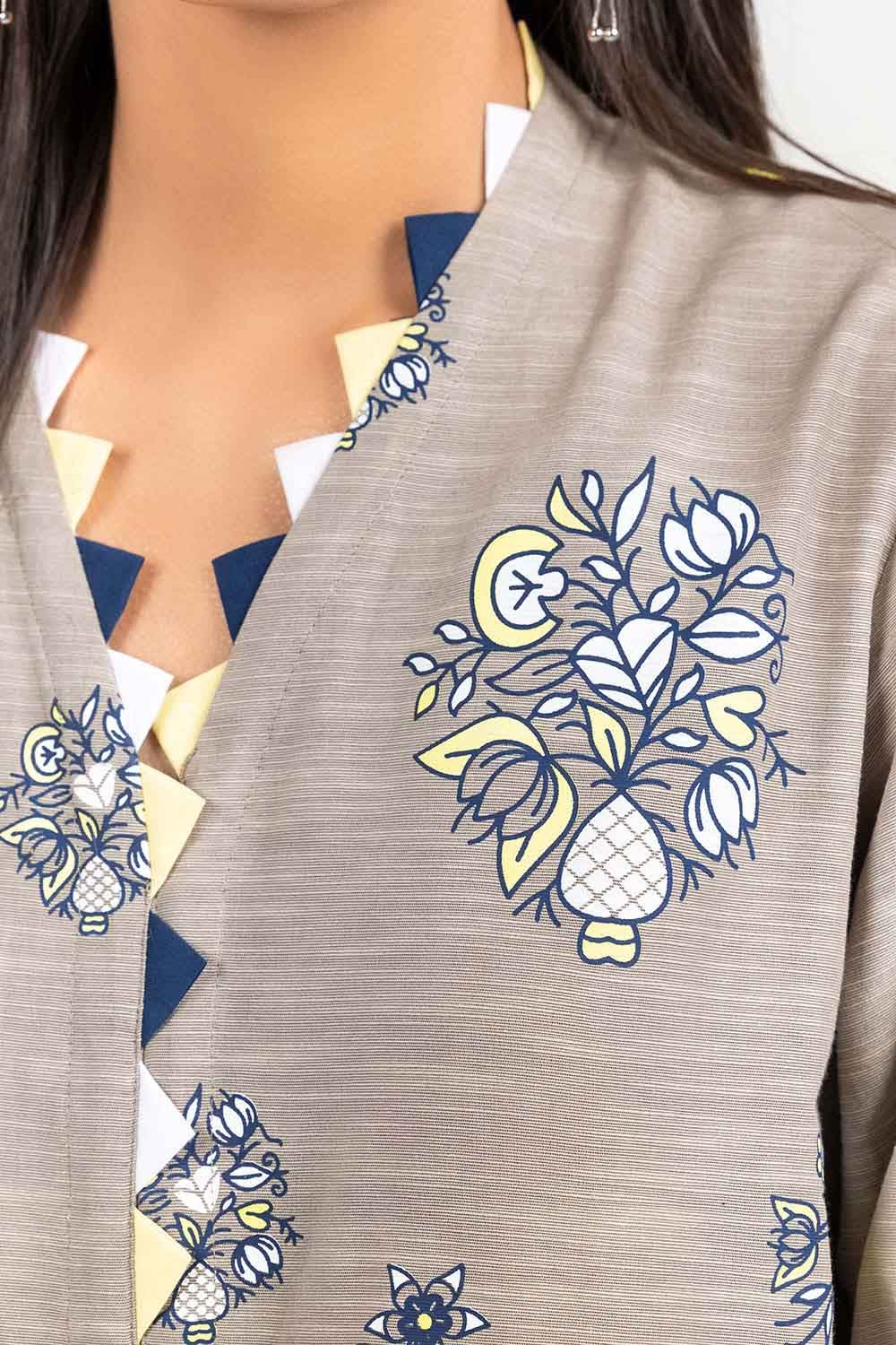 Screen Printed Khaddar Shirt Dupatta
