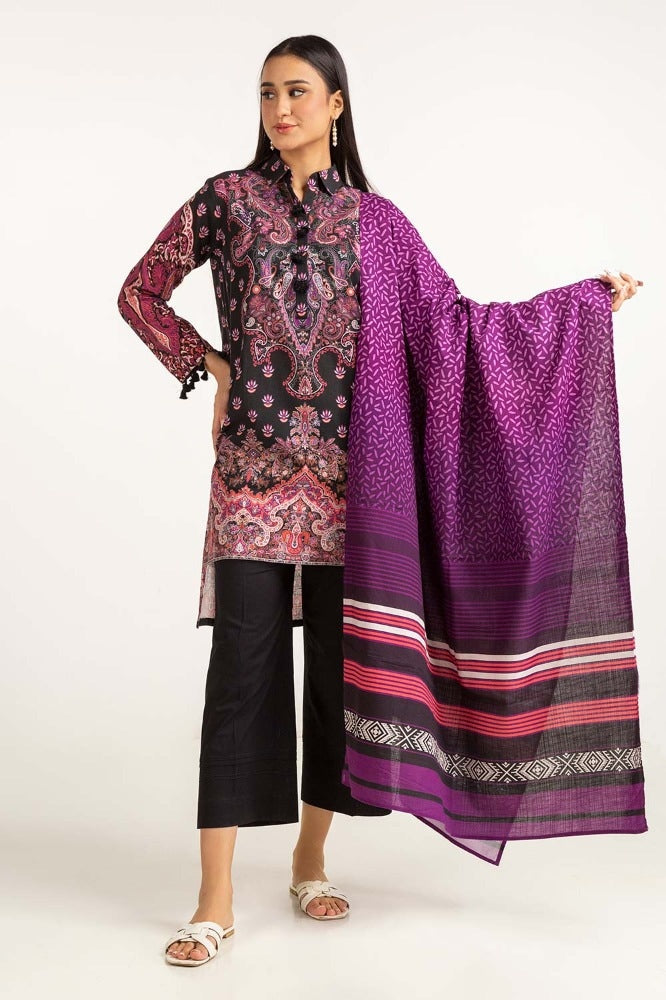 Digital Print Khaddar Suit