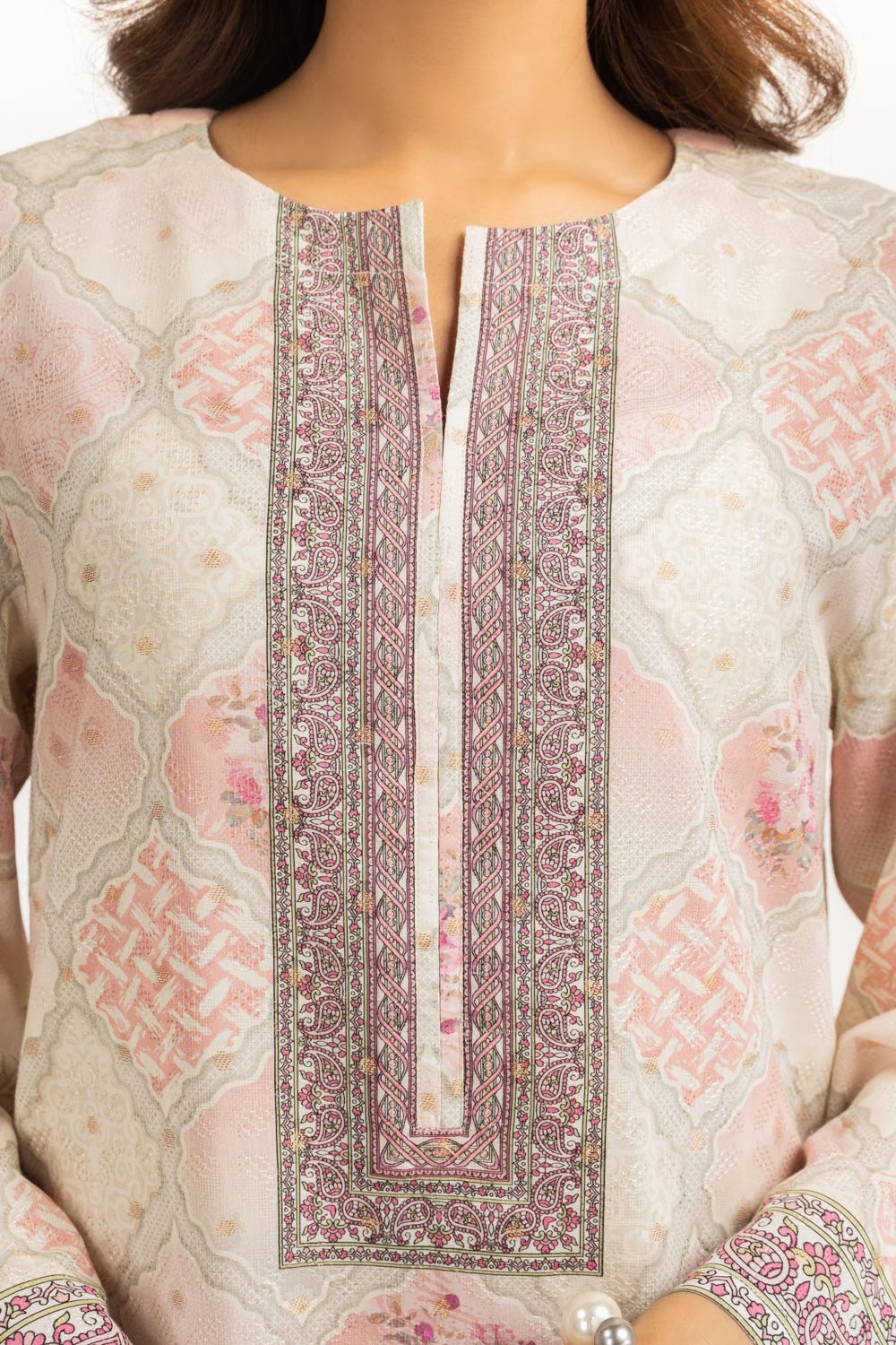 Jacquard Printed Shirt And Trouser