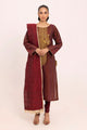 3 Piece Unstitched Embroidered Jacquard Suit