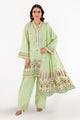 3 Piece Unstitched Jacquard Suit