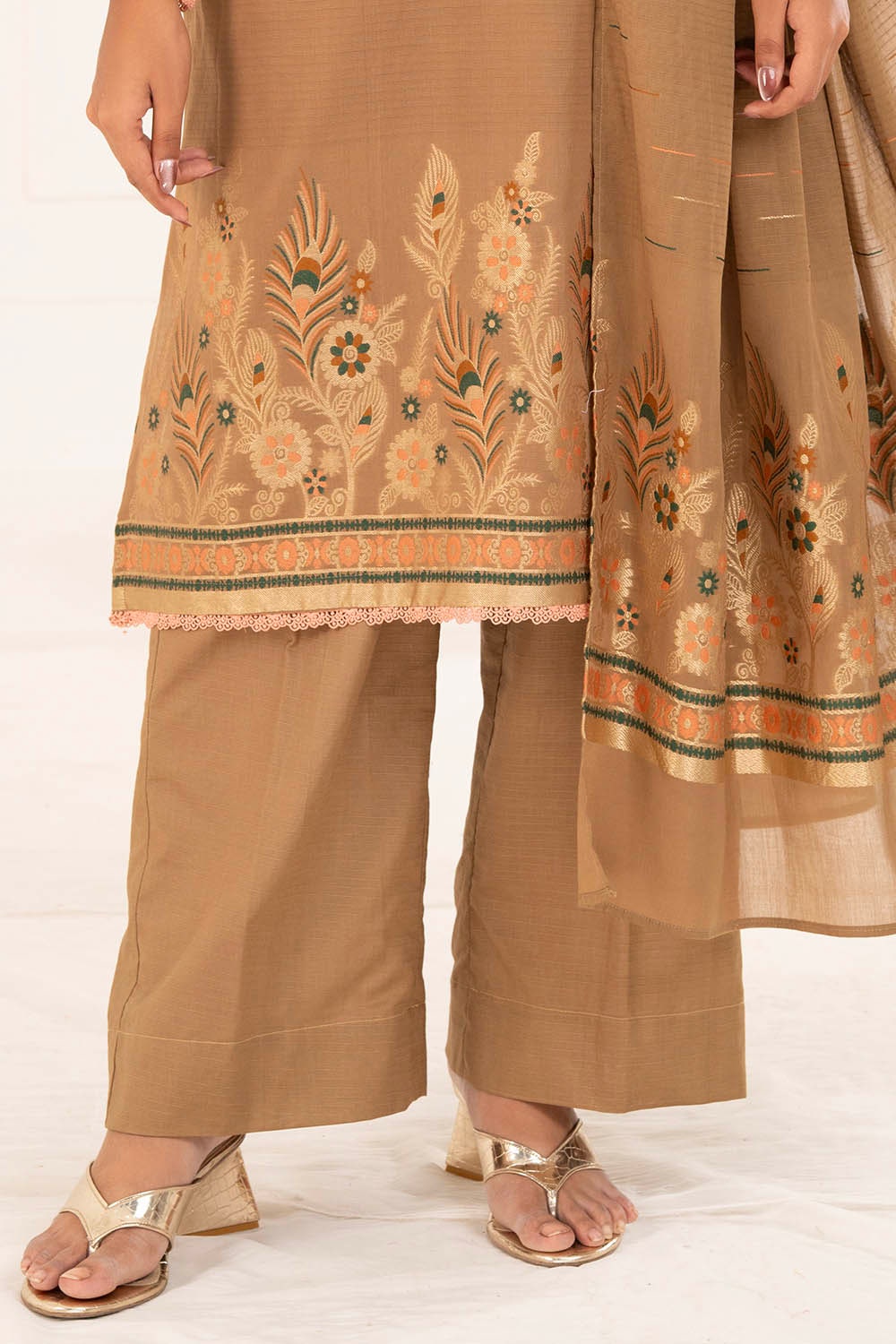 3 Piece Unstitched Jacquard Suit CLP-52176 E