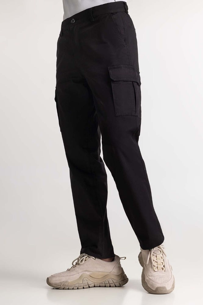 Jet Black Basic Trouser
