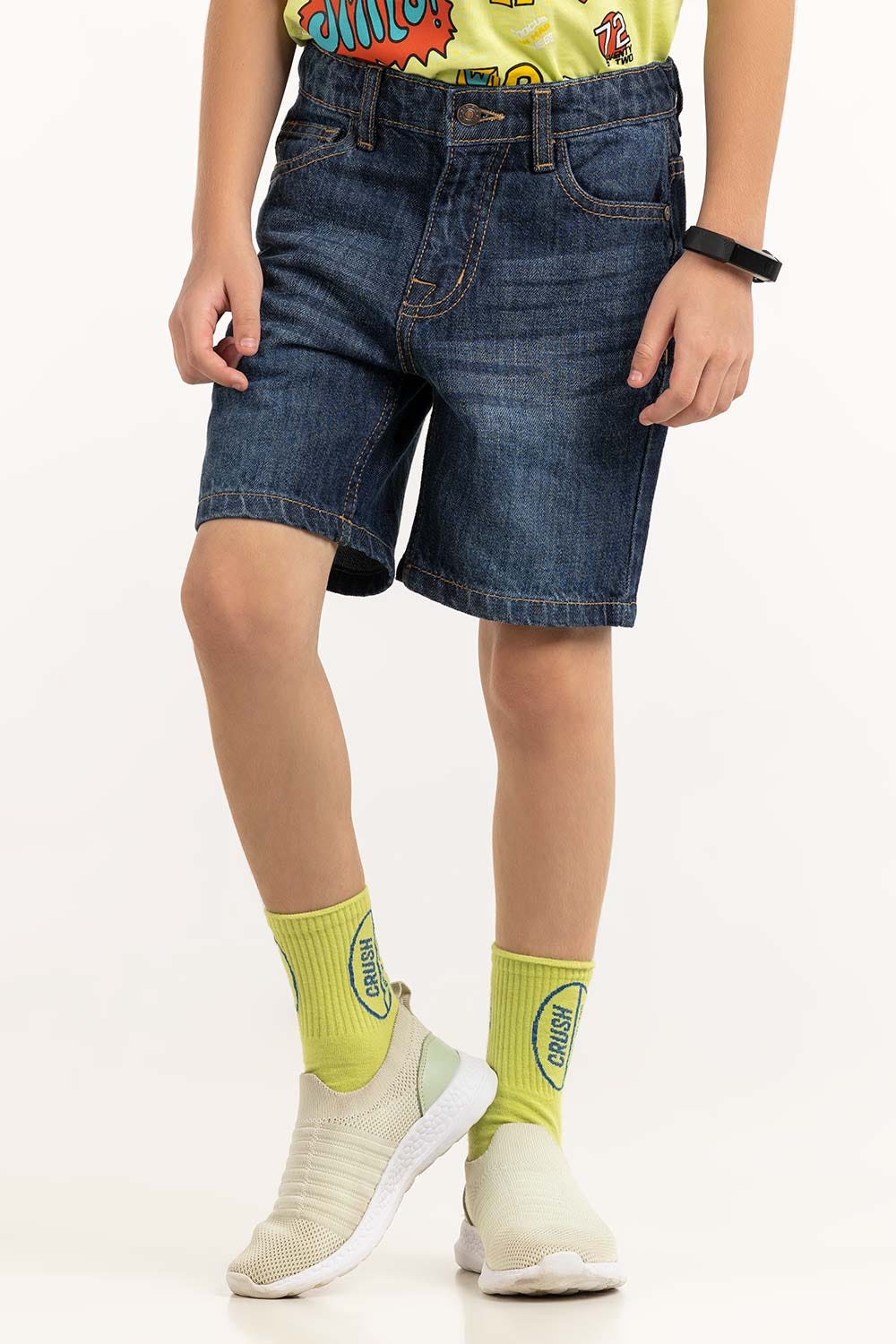 Junior Boy Dark Blue Short
