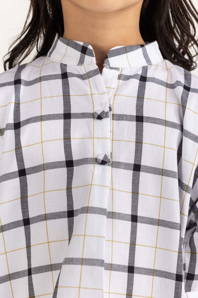 Junior Girl Black and White Blouse