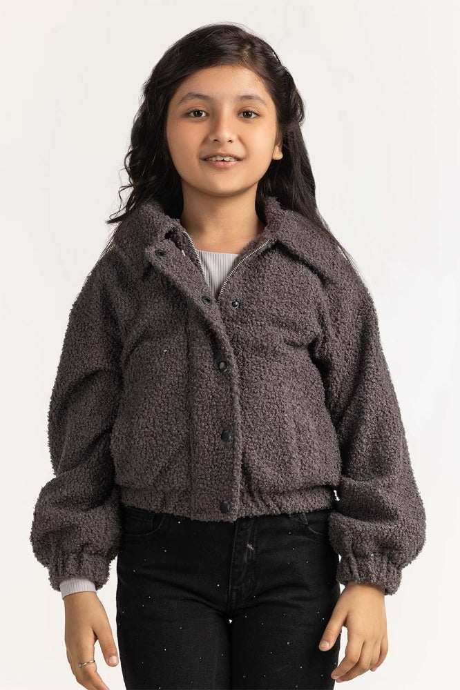 Junior Girl Charcoal Jacket