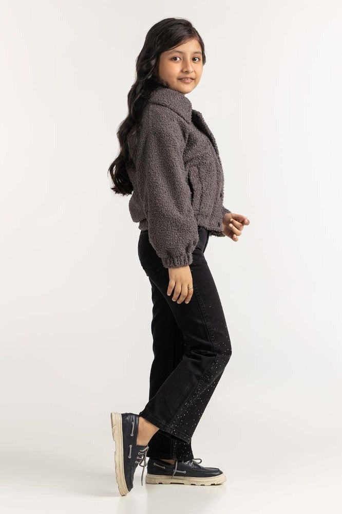 Junior Girl Charcoal Jacket