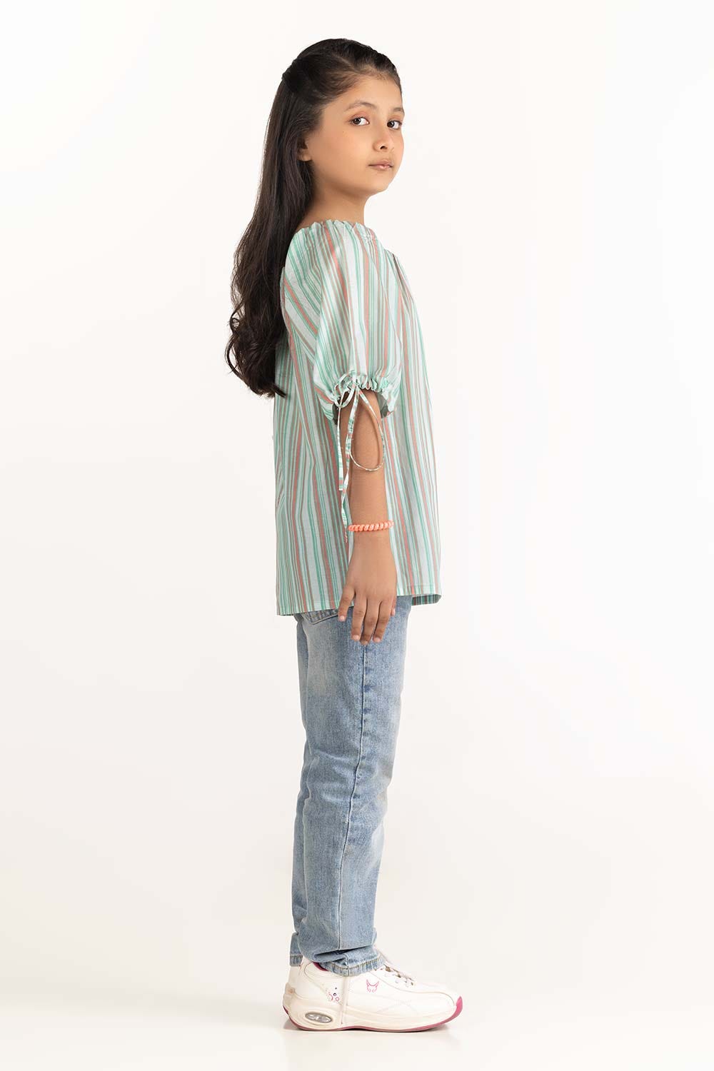 Junior Girl Green Blouse