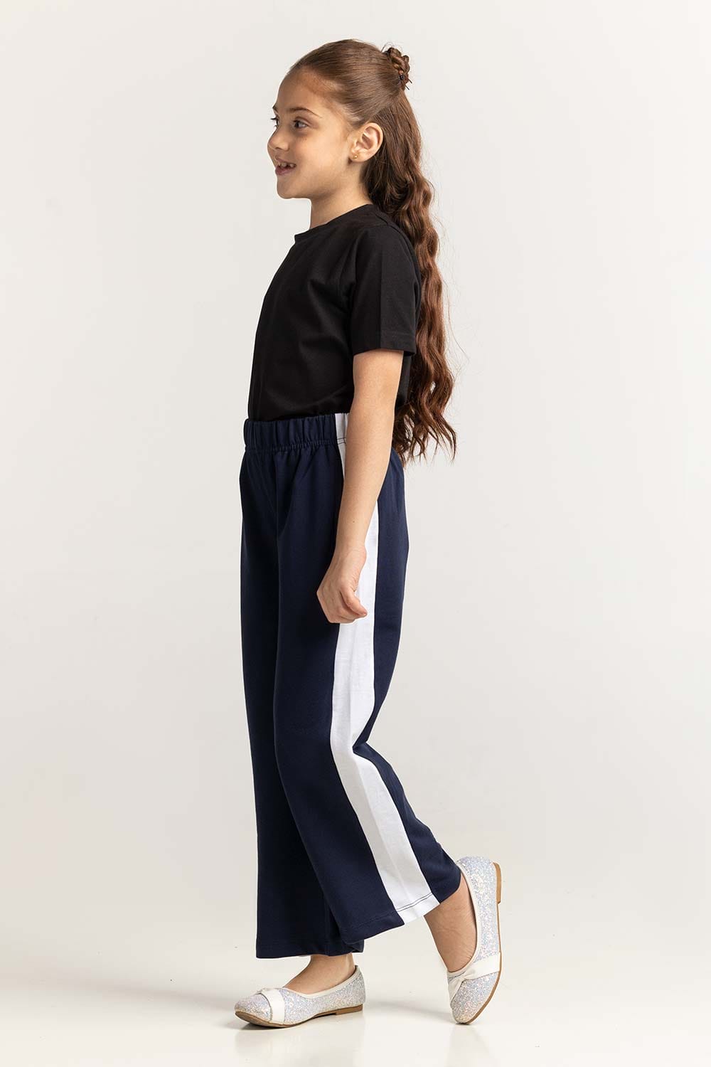 Junior Girl Navy Blue Basic Trouser