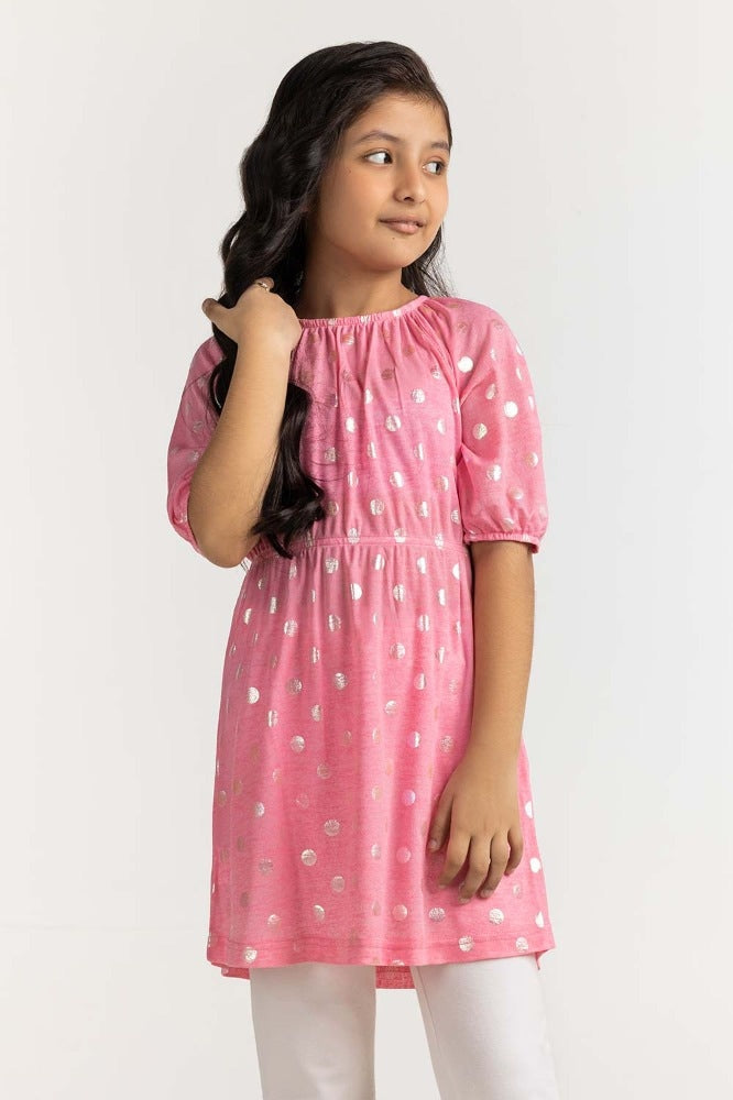 Junior Girl Pink Dress