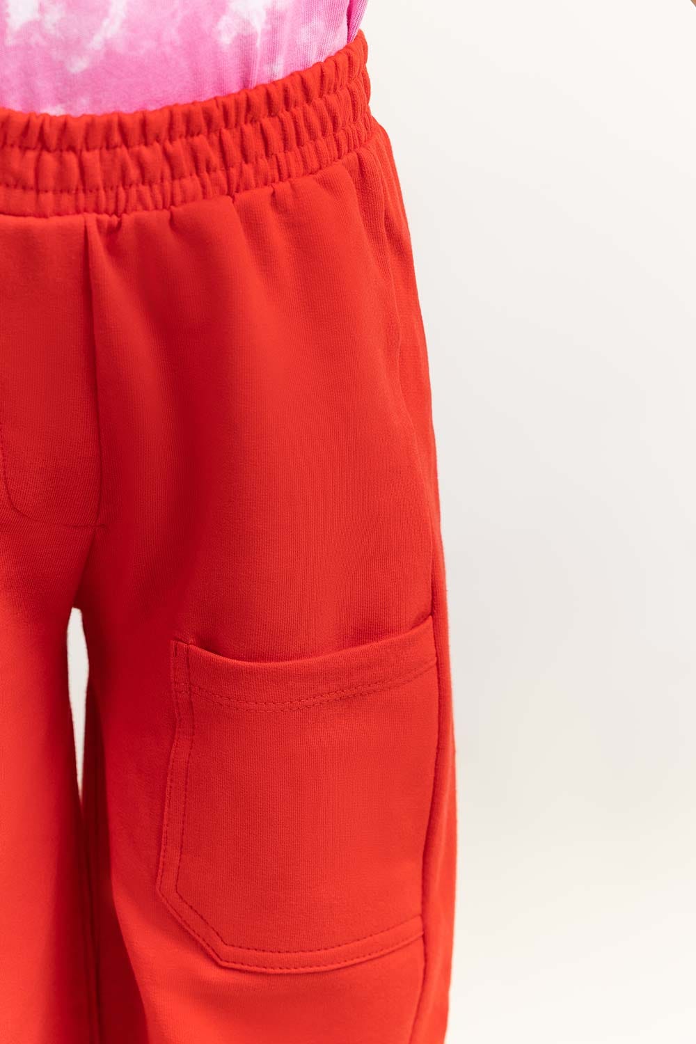 Junior Girl Red Trouser