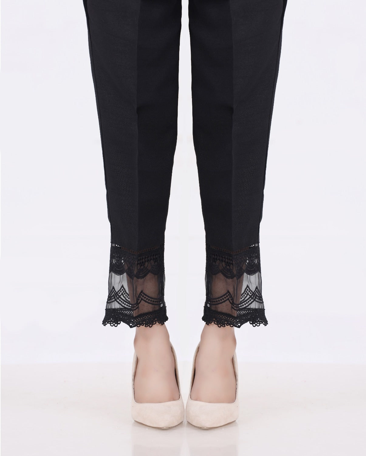 Luxury Pret Raw Silk Trousers