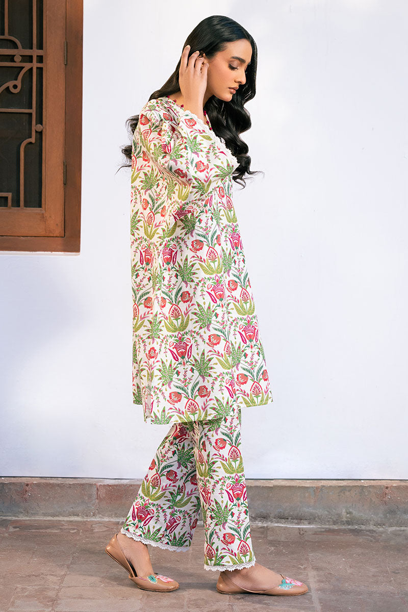 IVORY TALE-2 PIECE PRINTED KHADDAR SUIT