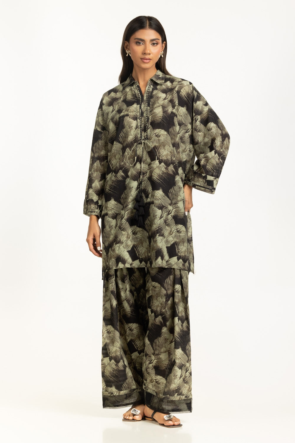 Khaddar Printed Co-Ord Set