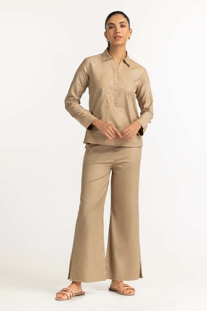 Khaki Basic Blouse