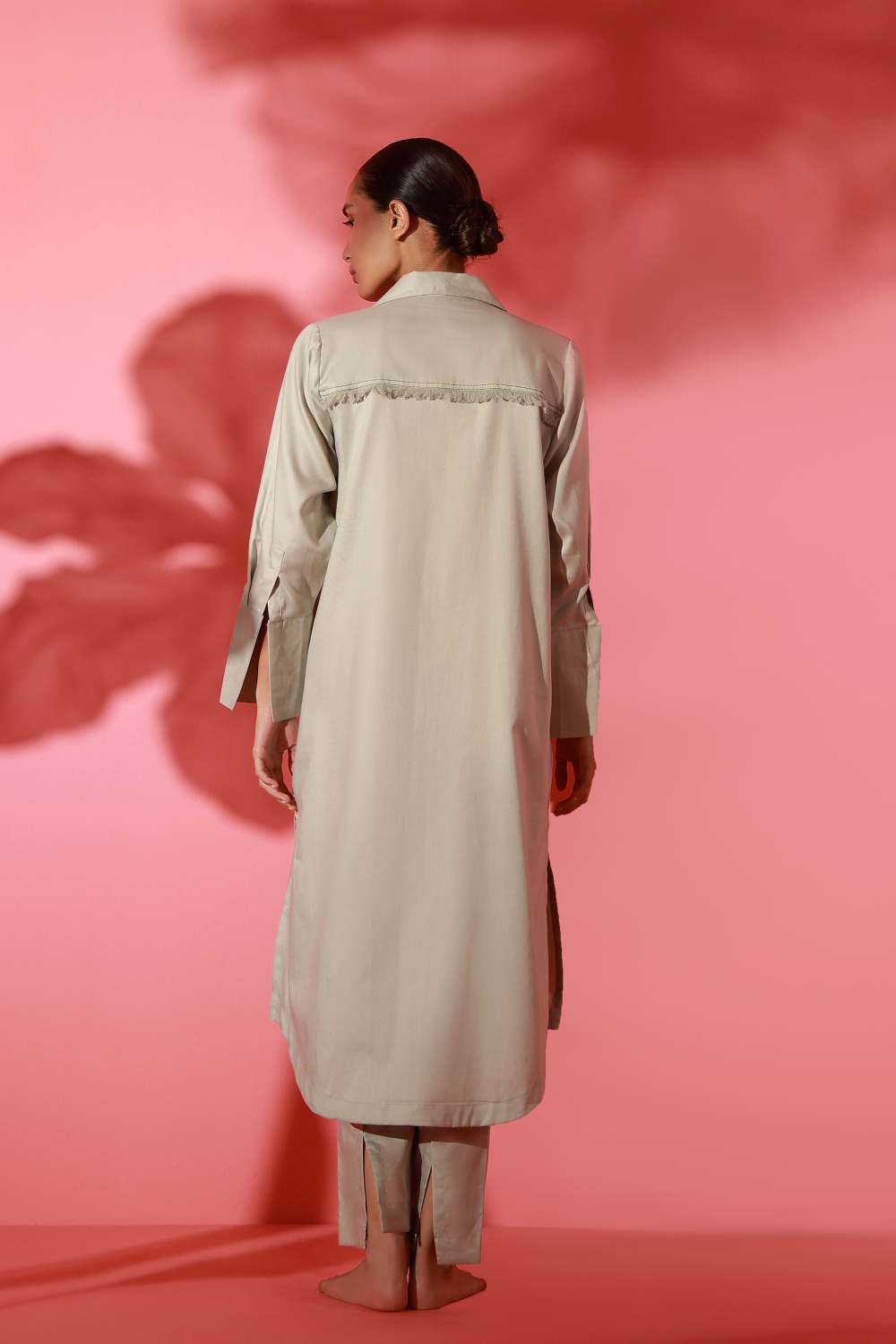 Khaki Chalk Matching Set