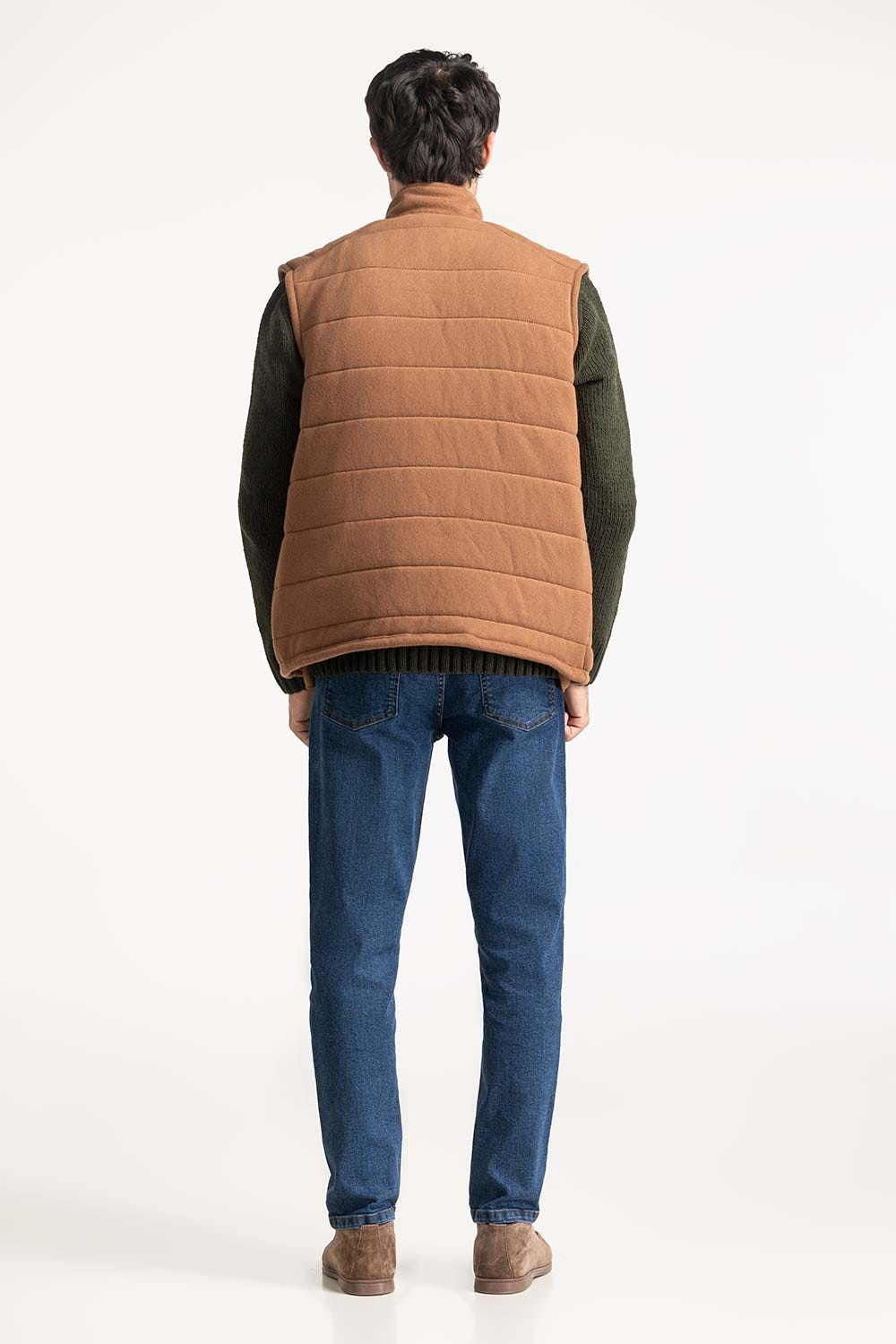 Knitted Puffer Vest