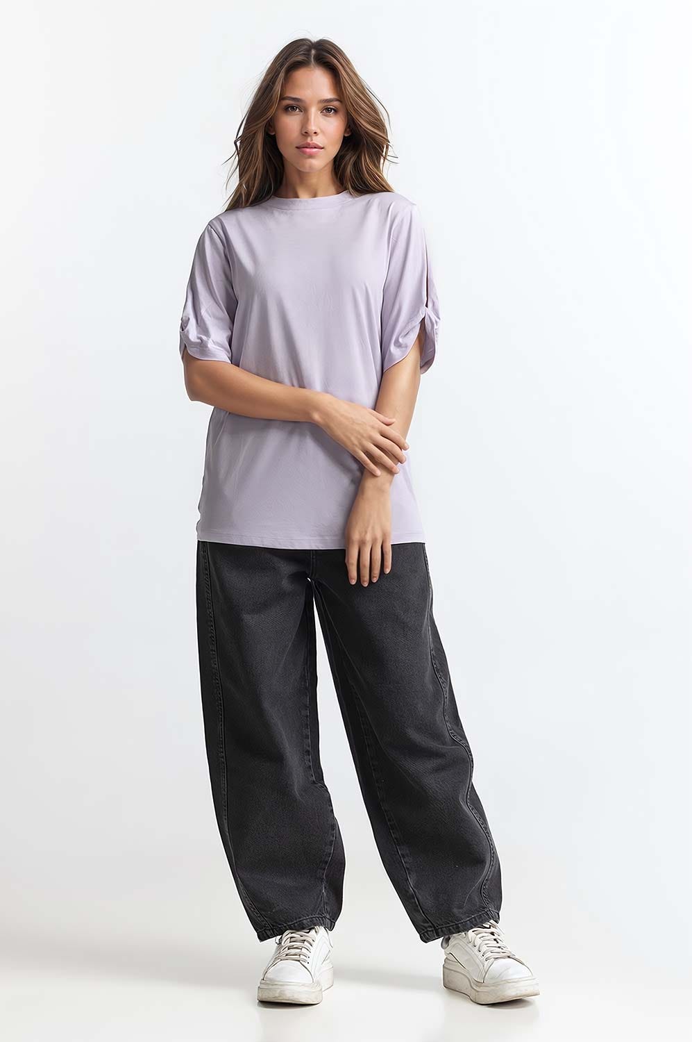 Lavender Basic Top