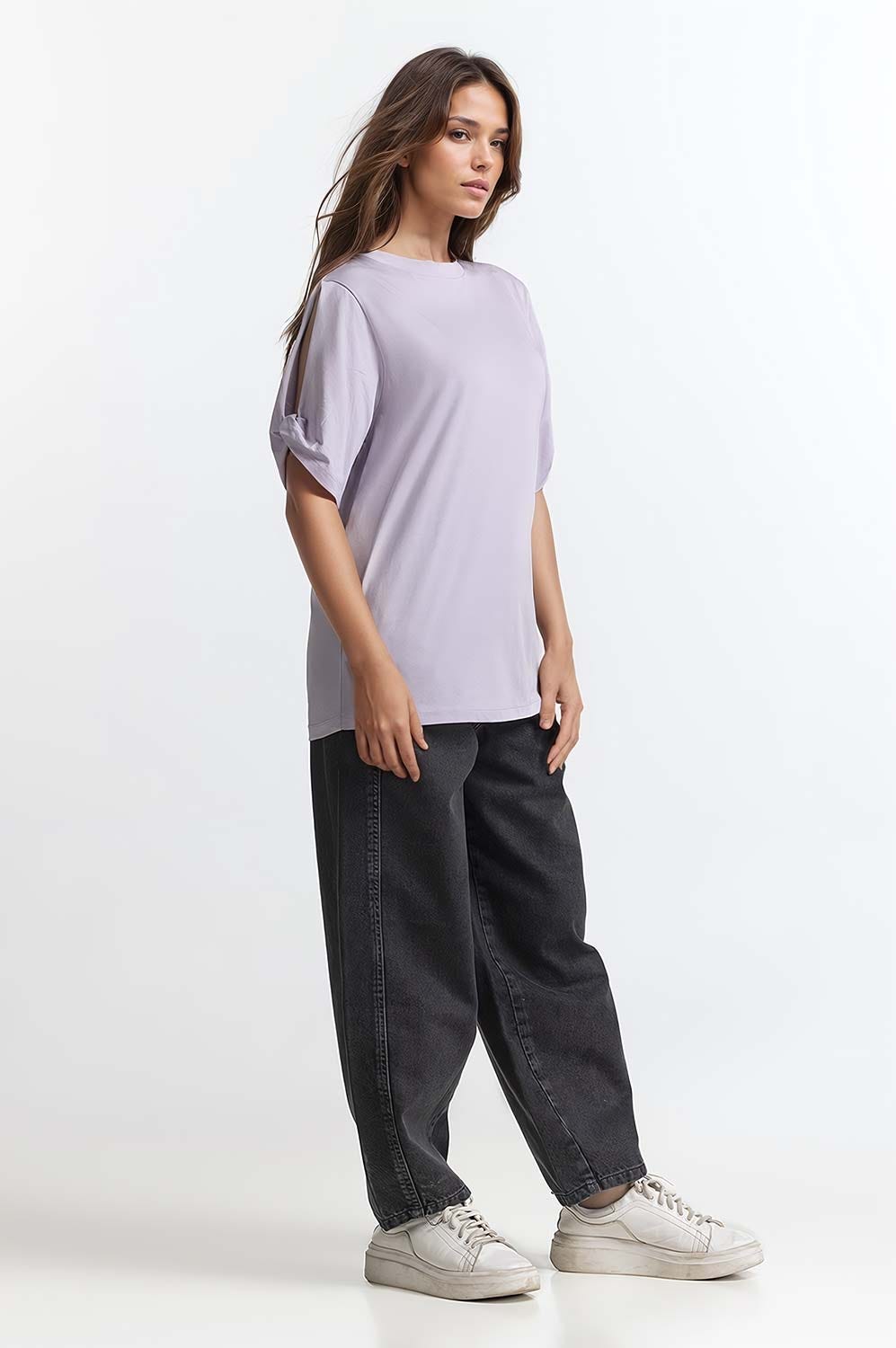 Lavender Basic Top