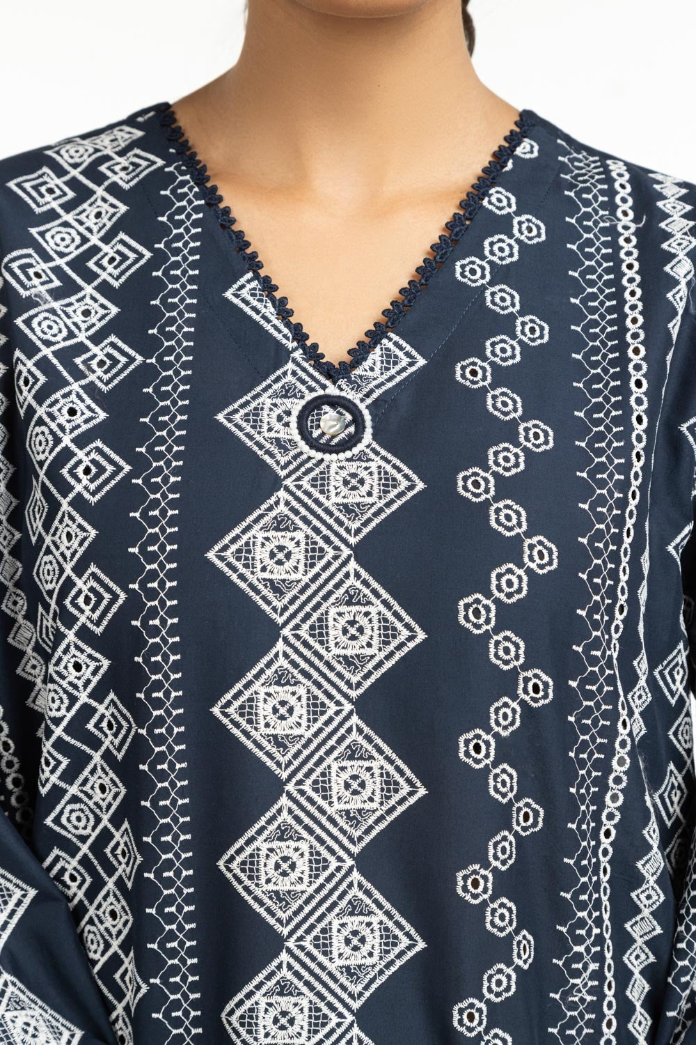 Lawn Embroidered Shirt And Trouser