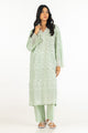 Lawn Schiffli Embroidered Shirt And Dyed Trouser Iustts-637