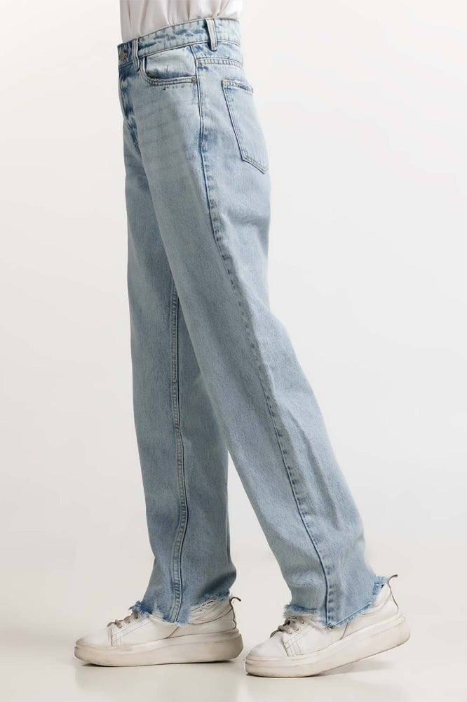 Light Blue Basic Denim Jeans