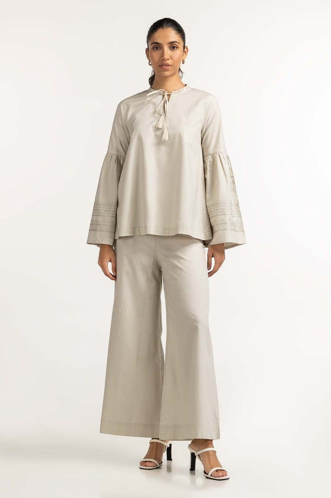 Light Green Basic Blouse